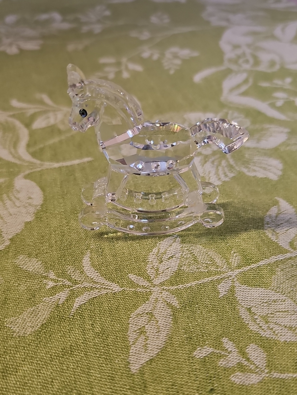 Swarovski Clear Crystal Rocking Horse Figurine